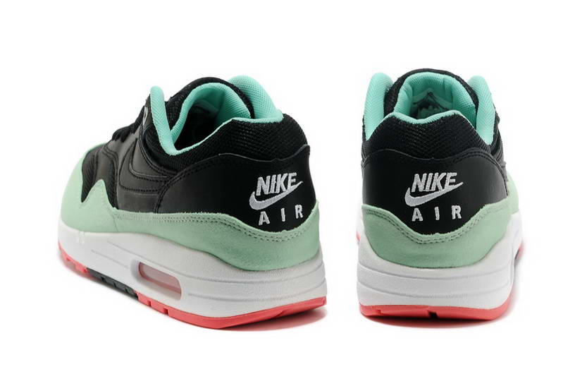 Nike Air Max 1 87 fourrure Chaussures Hommes Noir Bleu (2)